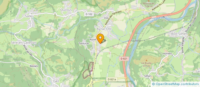 localisation de l'entreprise CUMA D'ESTAING  ESTAING