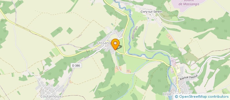 localisation de l'entreprise CUMA D'ETAULES à DISSANGIS