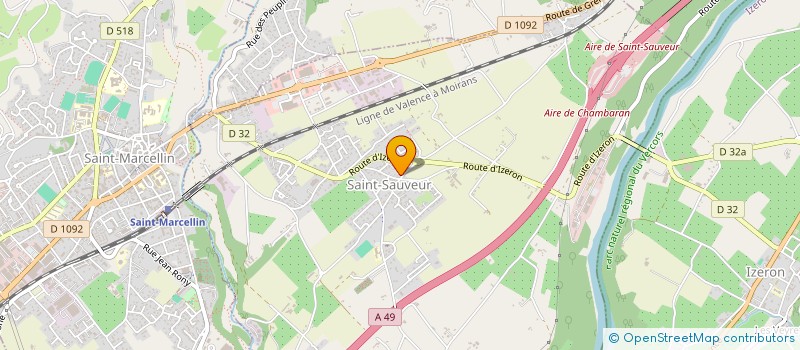 localisation de l'entreprise CUMA D'IRRIGATION DES COMBEAUX à SAINT-SAUVEUR