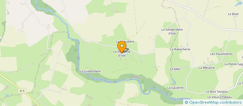 localisation de l'entreprise CUMA D'ISLE à BRECE