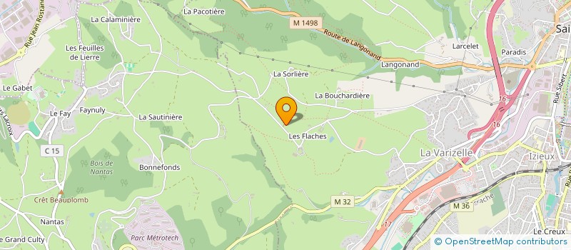 localisation de l'entreprise CUMA D IZIEUX à SAINT-CHAMOND