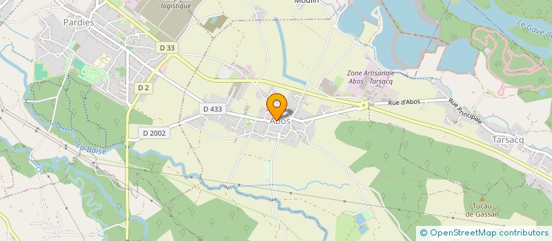 localisation de l'entreprise CUMA D'UCHAA  MONEIN