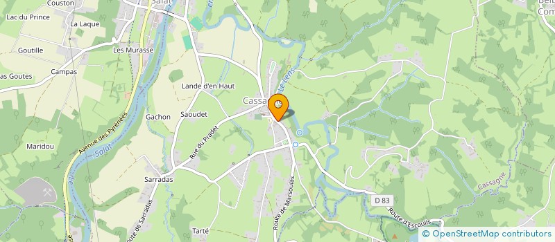 localisation de l'entreprise CUMA D'URAU  URAU