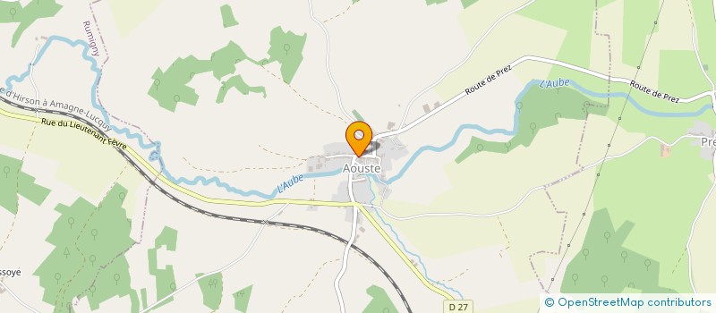 localisation de l'entreprise CUMA DE AOUSTE  AOUSTE