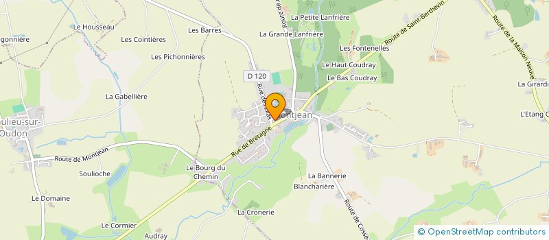 localisation de l'entreprise CUMA DE BEAULIEU  BEAULIEU-SUR-OUDON