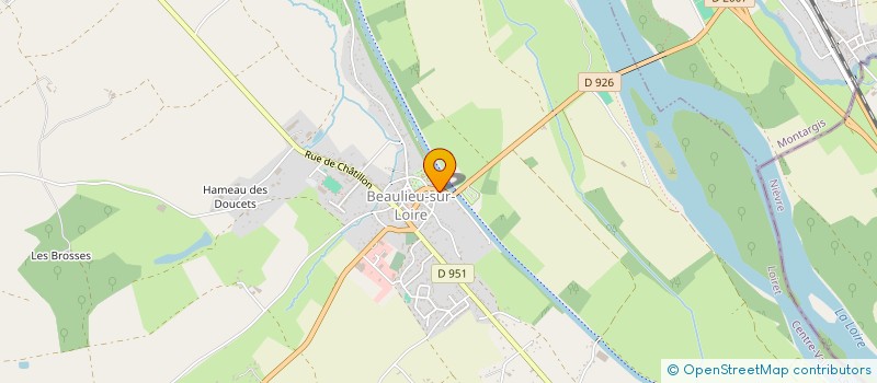 localisation de l'entreprise CUMA DE BEAULIEU SUR LOIRE à BEAULIEU SUR LOIRE