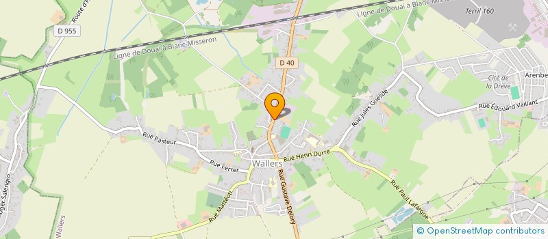 localisation de l'entreprise CUMA DE BELLAING  BELLAING