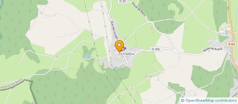localisation de l'entreprise CUMA DE BELLEFONTAINE à BELLEFONTAINE