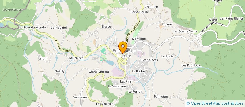 localisation de l'entreprise CUMA DE BELMONT  BELMONT-DE-LA-LOIRE