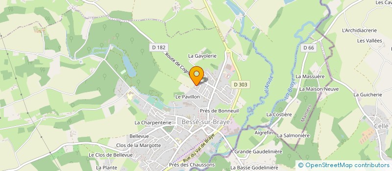 localisation de l'entreprise CUMA DE BESSE SUR BRAYE à BESSE-SUR-BRAYE