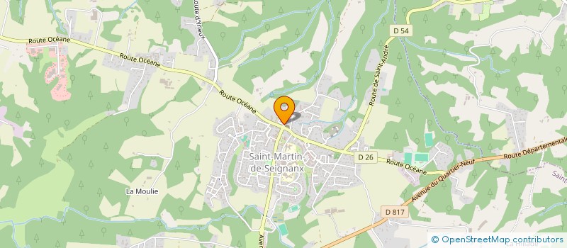 localisation de l'entreprise CUMA DE BIAUDOS IRRIGATION  BIAUDOS