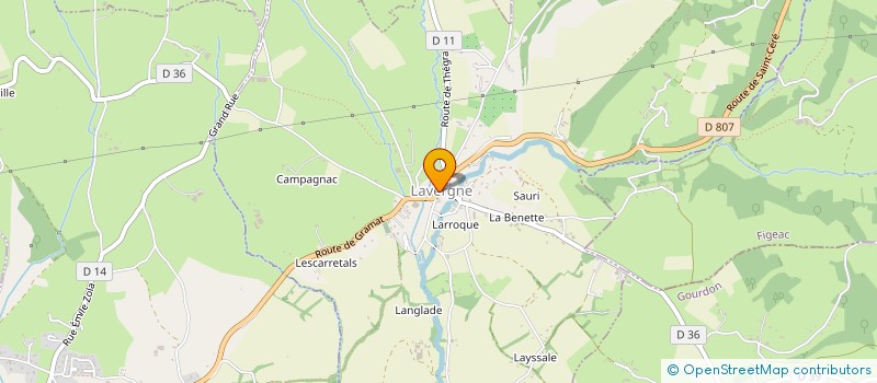 localisation de l'entreprise CUMA DE BIO  BIO