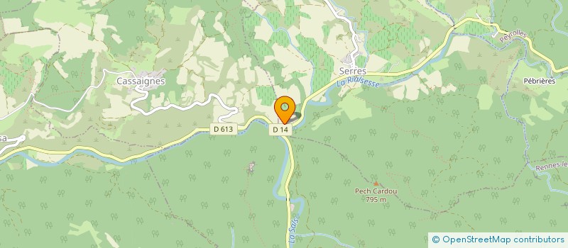 localisation de l'entreprise CUMA DE BLANCHEFORT A SERRES  SERRES