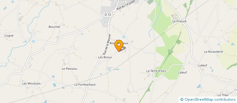 localisation de l'entreprise CUMA DE BORD LE CREUSE à SAINT-DENIS-DE-JOUHET