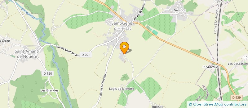 localisation de l'entreprise CUMA DE BOURSANDREAU à SAINT GENIS D'HIERSAC