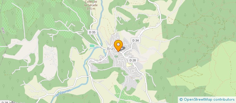 localisation de l'entreprise CUMA DE BRAS à BRAS