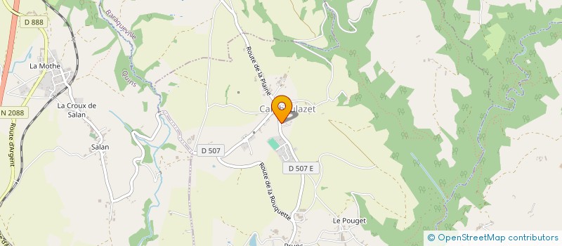 localisation de l'entreprise CUMA DE CAMBOULAZET  CAMBOULAZET