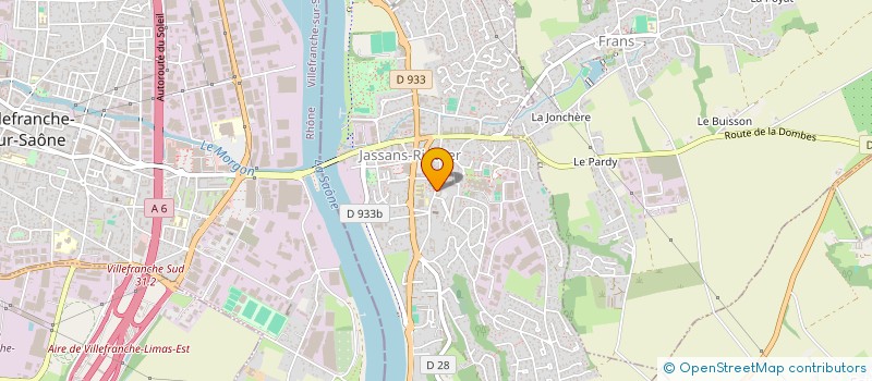 localisation de l'entreprise CUMA DE CHALEINS LES BRUYERES  CHALEINS