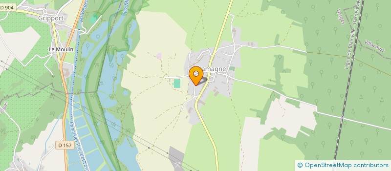 localisation de l'entreprise CUMA DE CHAMAGNE  CHAMAGNE