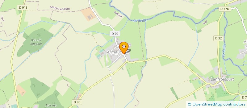 localisation de l'entreprise CUMA DE CHAMBILLE  ARMAUCOURT