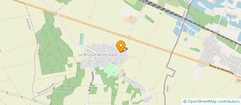 localisation de l'entreprise CUMA DE CHANT LOUP  LA BROSSE-MONTCEAUX