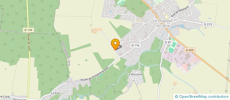 localisation de l'entreprise CUMA DE CHANTEMERLE  CHATELET-EN-BRIE (LE)