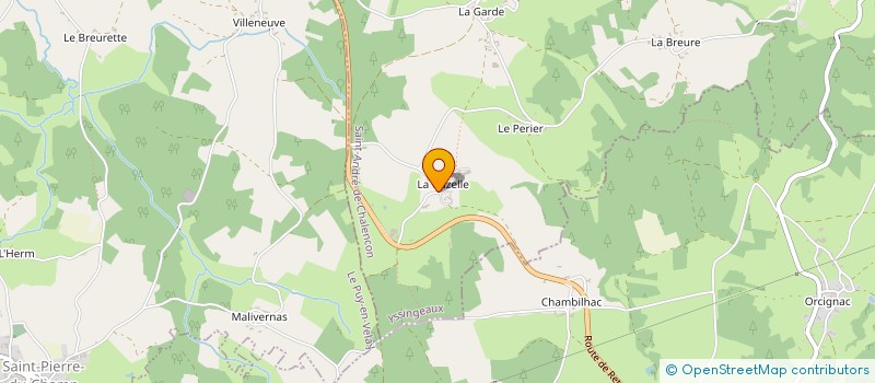 localisation de l'entreprise CUMA DE CHARREE  RETOURNAC