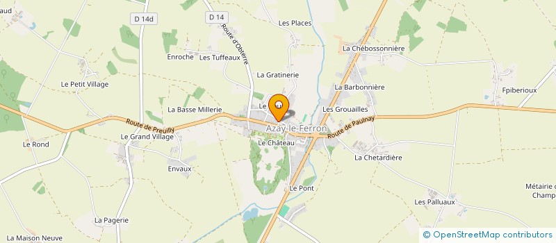 localisation de l'entreprise CUMA DE CHATEAU BERNARD à AZAY-LE-FERRON