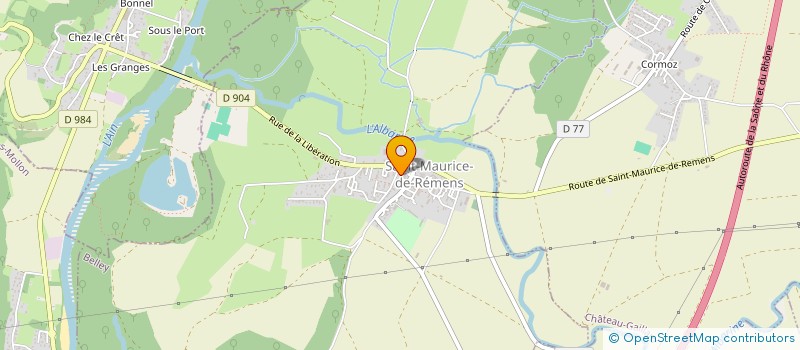 localisation de l'entreprise CUMA DE CHATEAU SAINT MAURICE  SAINT-MAURICE-DE-REMENS