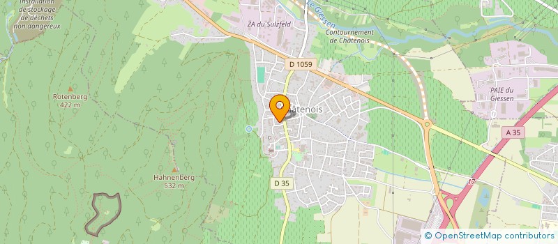 localisation de l'entreprise CUMA DE CHATENOIS à CHATENOIS