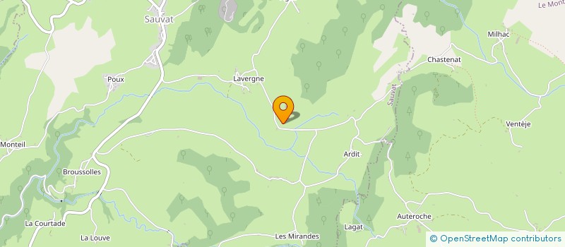 localisation de l'entreprise CUMA DE CHEZ RIVERT à SAUVAT