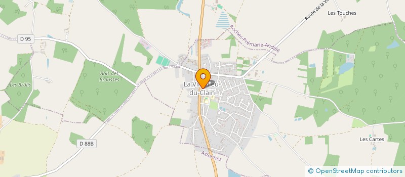 localisation de l'entreprise CUMA DE CHIRE LES BOIS  VERNON