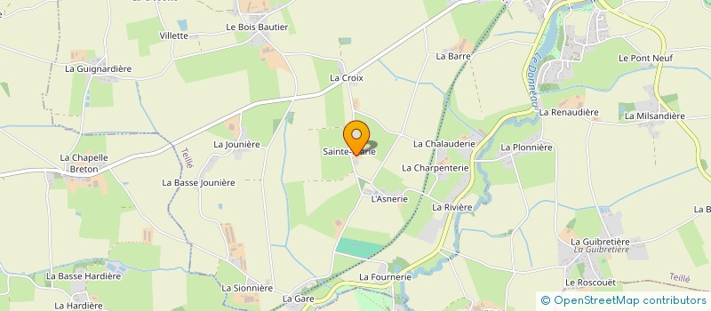 localisation de l'entreprise CUMA DE CHOIZEAU  JOUE-SUR-ERDRE