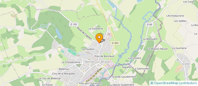 localisation de l'entreprise CUMA DE COGNERS EVAILLE à COGNERS