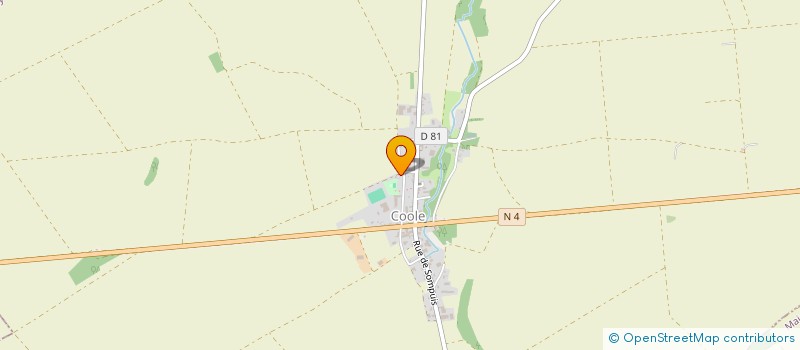 localisation de l'entreprise CUMA DE COOLE  COOLE