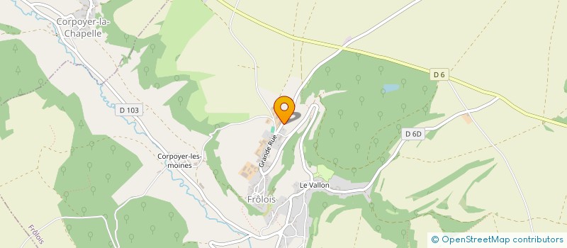 localisation de l'entreprise CUMA DE CORBERE  FROLOIS