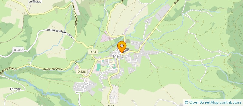 localisation de l'entreprise CUMA DE CORNILLON  CORNILLON-EN-TRIEVES