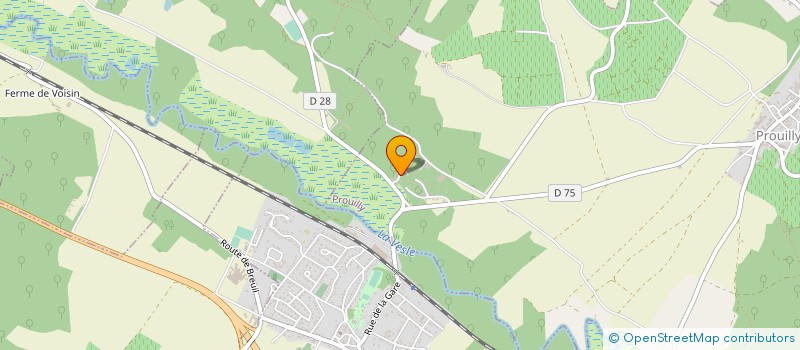 localisation de l'entreprise CUMA DE COULOMMES DE LA MONTAGNE  MONTIGNY-SUR-VESLE