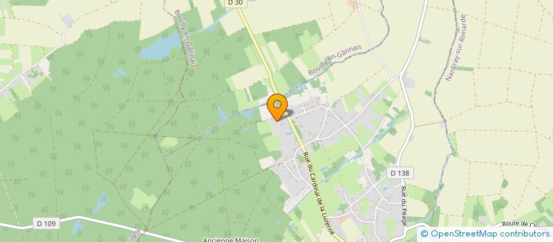 localisation de l'entreprise CUMA DE COURCELLES à CHAMBON-LA-FORET