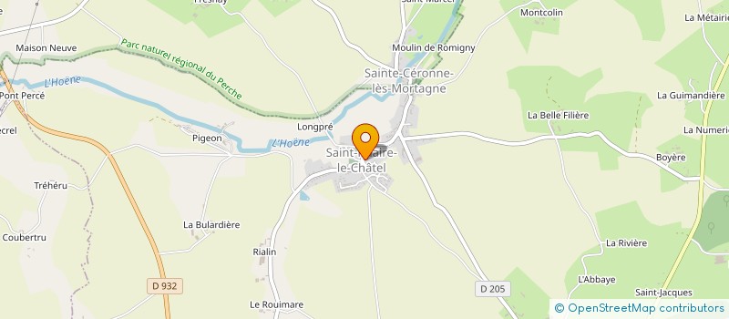 localisation de l'entreprise CUMA DE COURGEON à COURGEON