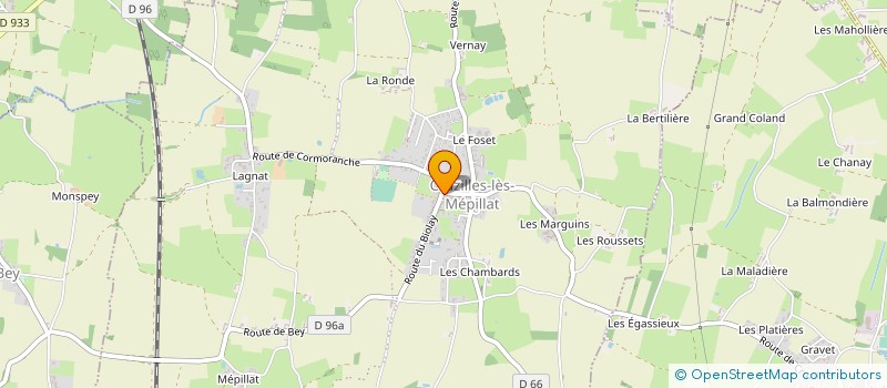 localisation de l'entreprise CUMA DE CROTTET  CROTTET