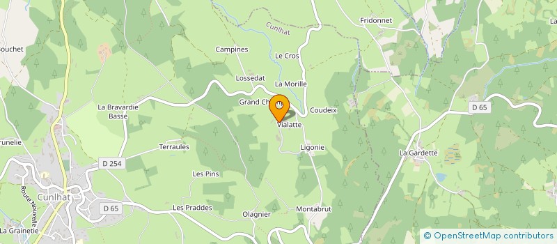 localisation de l'entreprise CUMA DE CUNLHAT à CUNLHAT