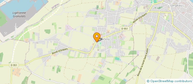 localisation de l'entreprise CUMA DE DARVOY à DARVOY