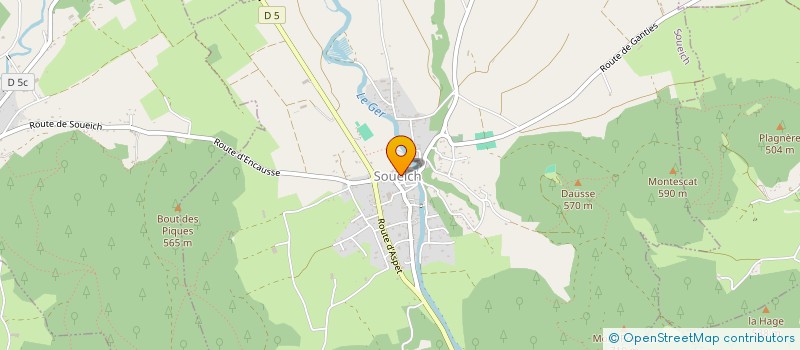 localisation de l'entreprise CUMA DE DAUSSE  SOUEICH