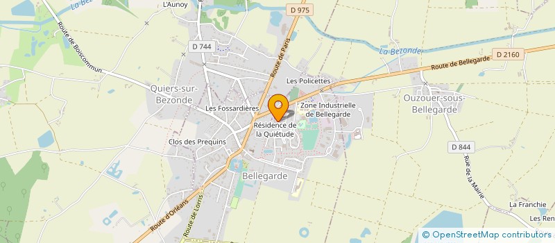 localisation de l'entreprise CUMA DE DRAINAGE ET D'AMENAG FONCIER à BELLEGARDE