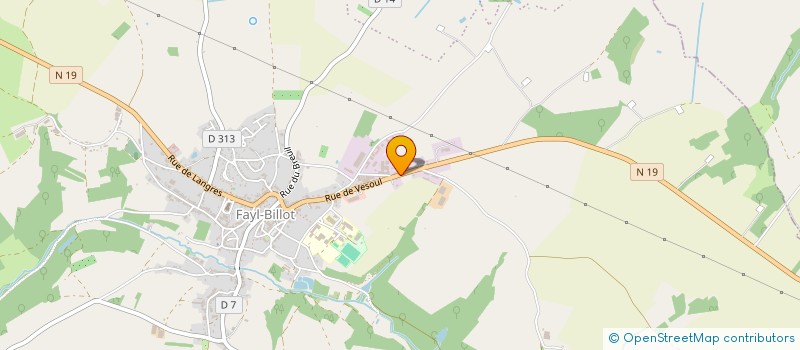 localisation de l'entreprise CUMA DE FAYL à FAYL-BILLOT