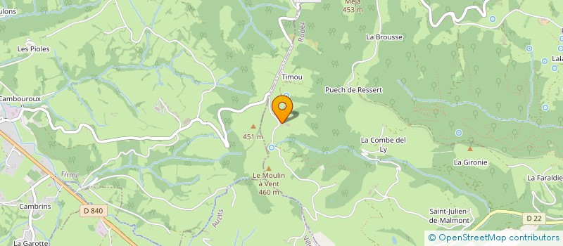 localisation de l'entreprise CUMA DE FIRMI à CONQUES-EN-ROUERGUE