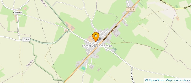 localisation de l'entreprise CUMA DE FOREST EN CAMBRESIS  FOREST-EN-CAMBRESIS
