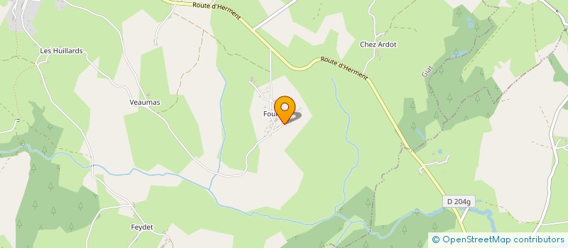 localisation de l'entreprise CUMA DE FOULAGES à GIAT
