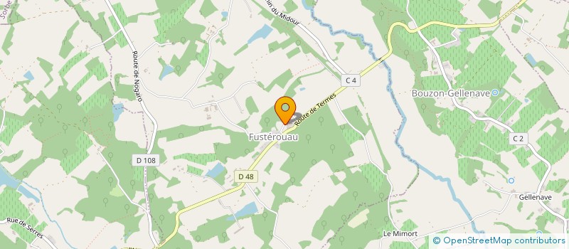 localisation de l'entreprise CUMA DE FUSTEROUAU  FUSTEROUAU